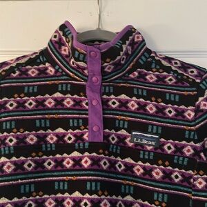 Women’s L.L. Bean Sweater Fleece Pullover, M